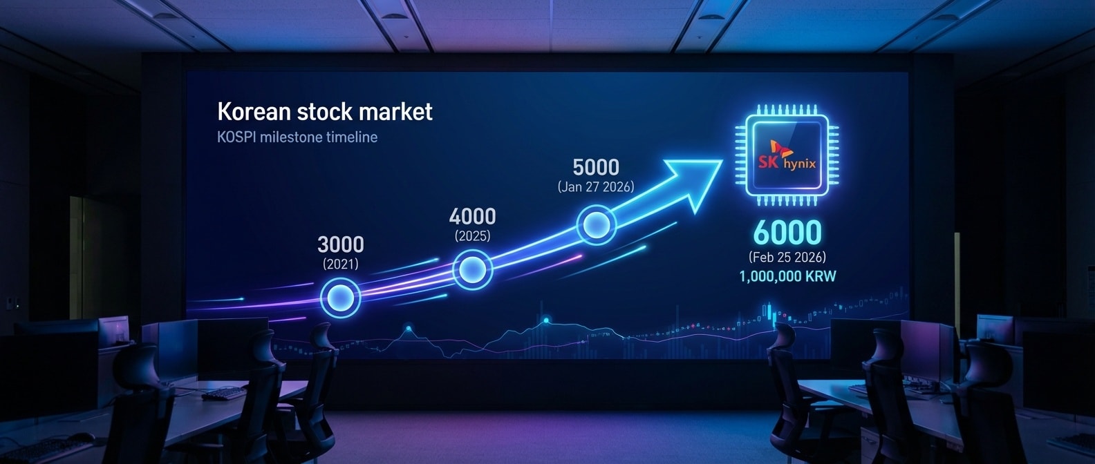 코스피 6000 돌파 인포그래픽