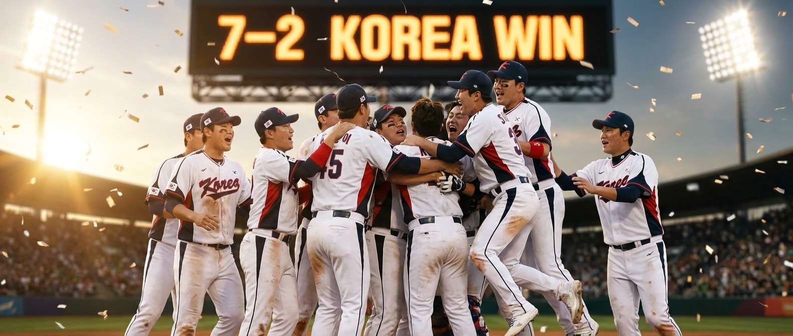 WBC 8강 진출 축하