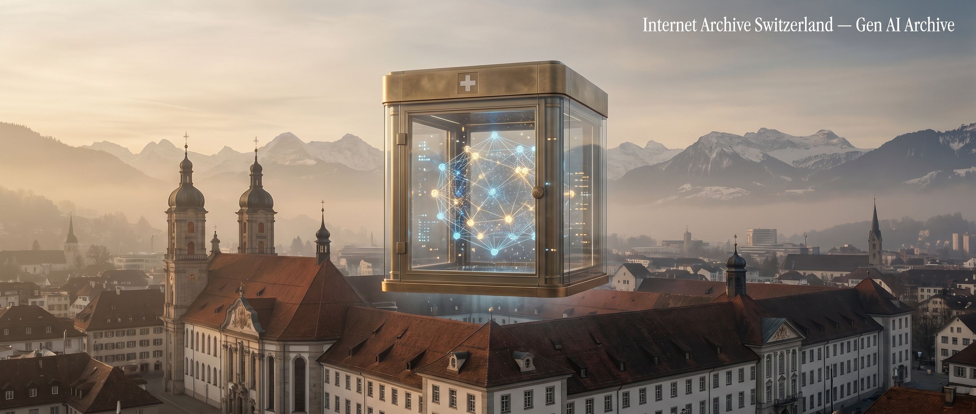Internet Archive Switzerland 컨셉 일러스트