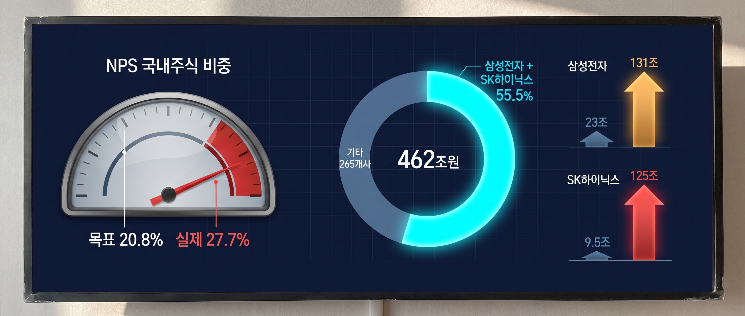 국민연금 보유 비중 인포그래픽