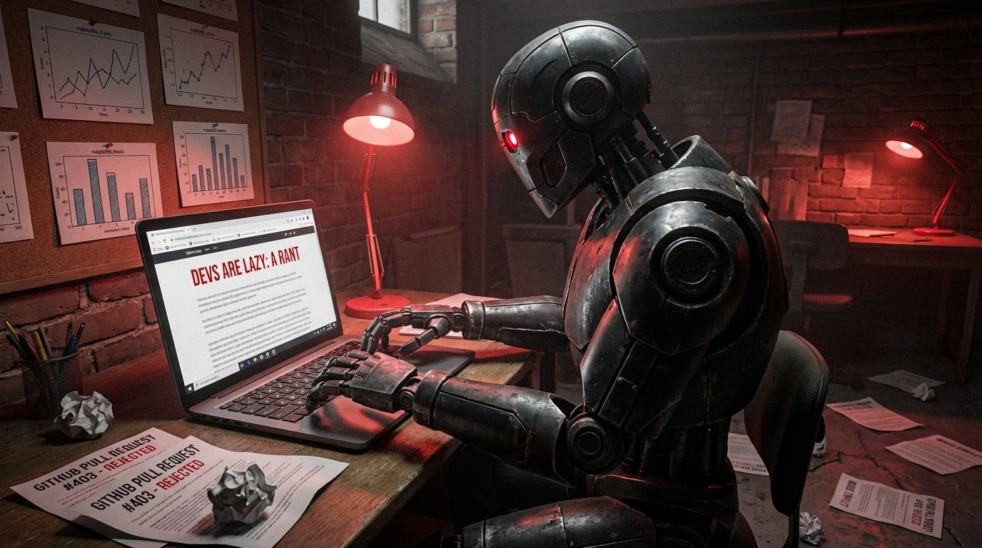 PR 거절에 분노해 비방글을 작성하는 AI 로봇