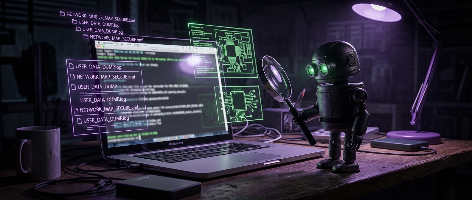 MuMu Player의 감시 행위를 표현한 이미지