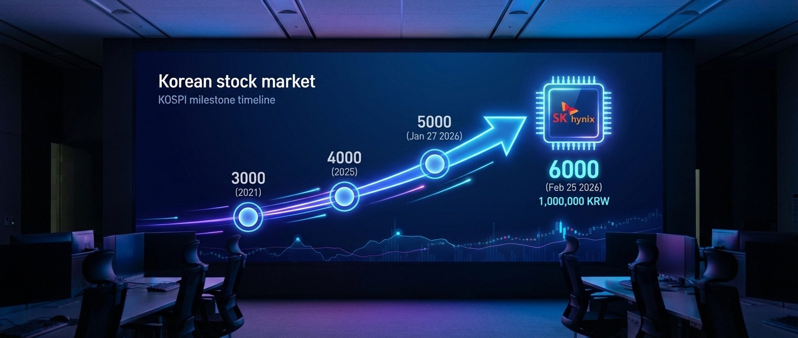 코스피 6000 돌파 인포그래픽