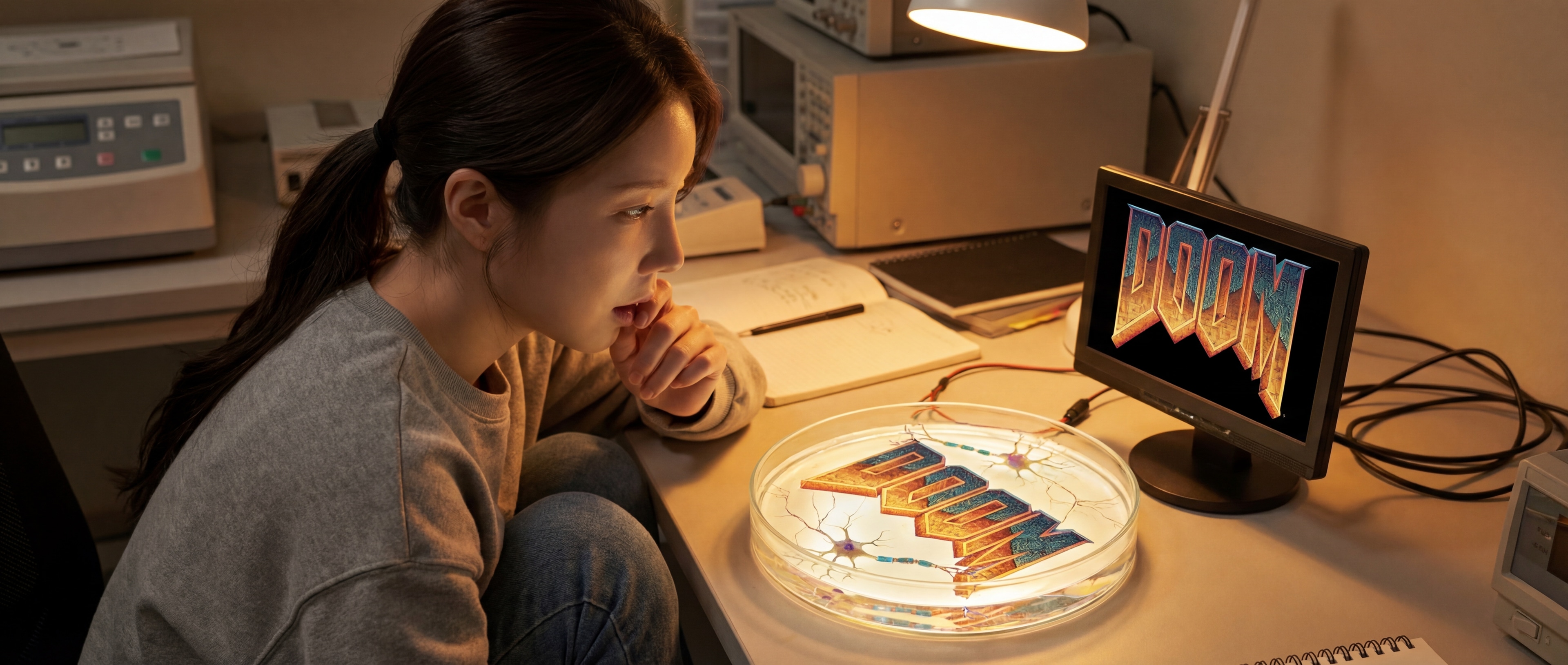 뇌세포 칩에 매료된 루나