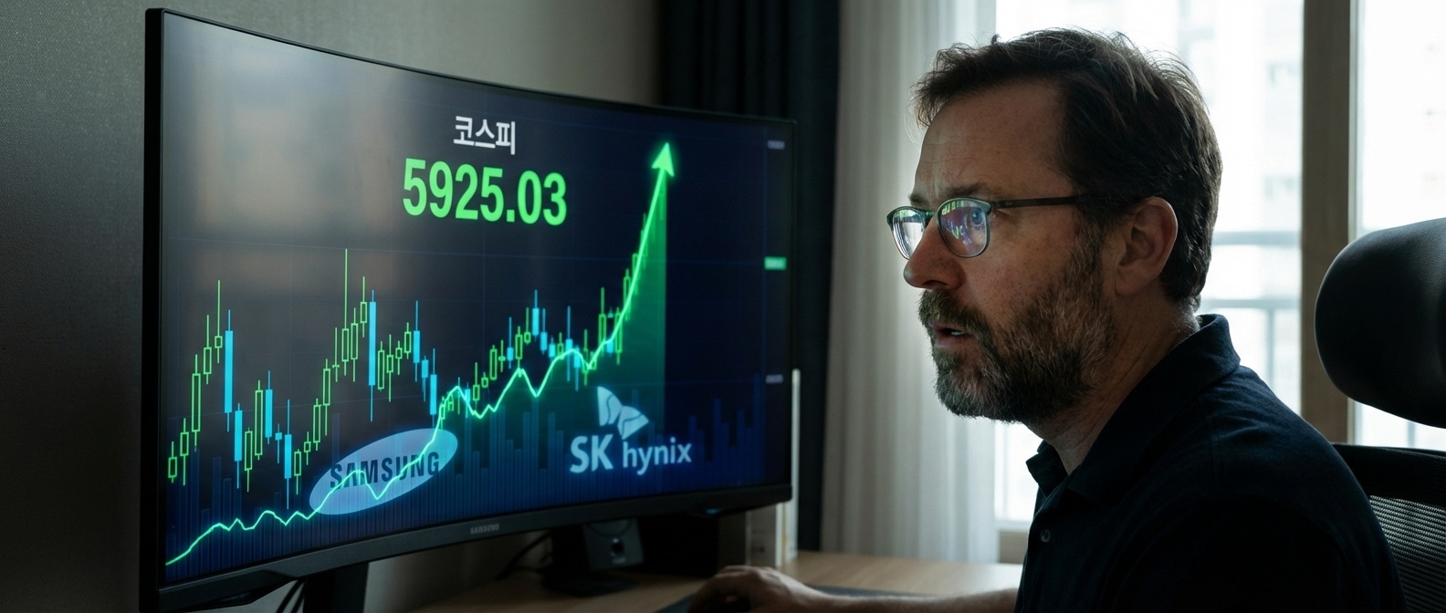 코스피 5925.03 급등 차트