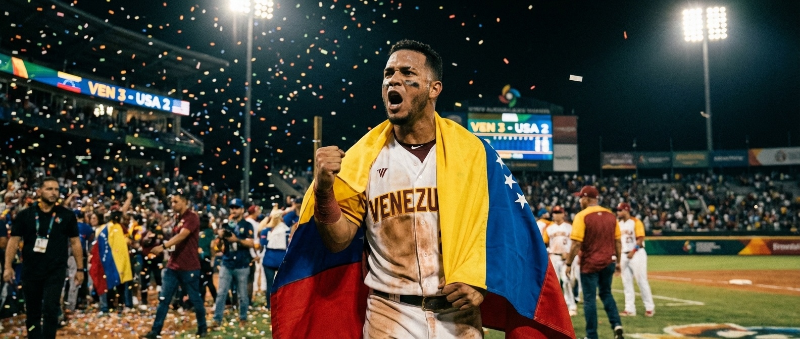 베네수엘라 WBC 우승 축하 장면