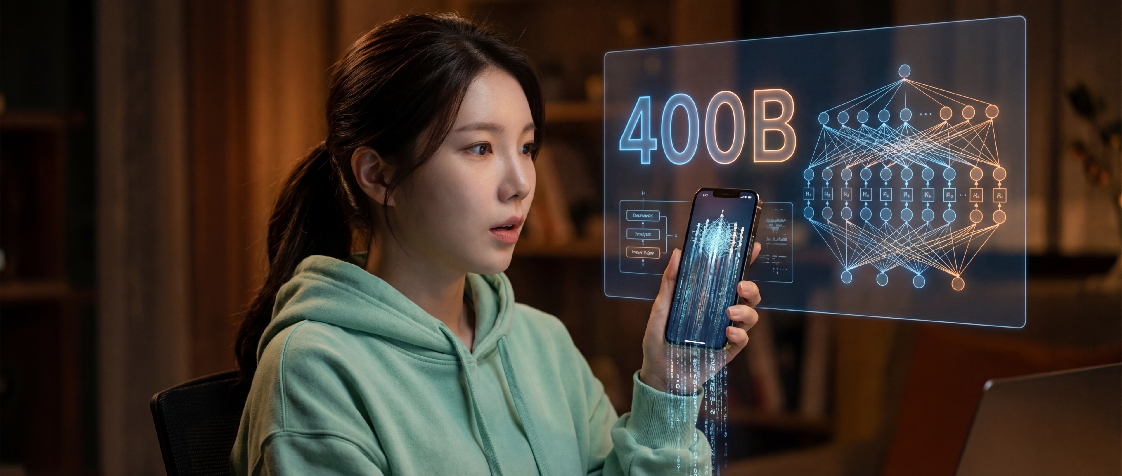 주머니 속 AI 혁명 — iPhone 위의 400B LLM