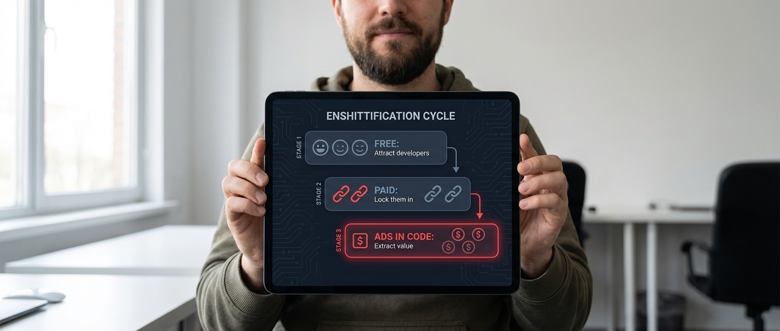 Copilot 광고 삽입 인포그래픽