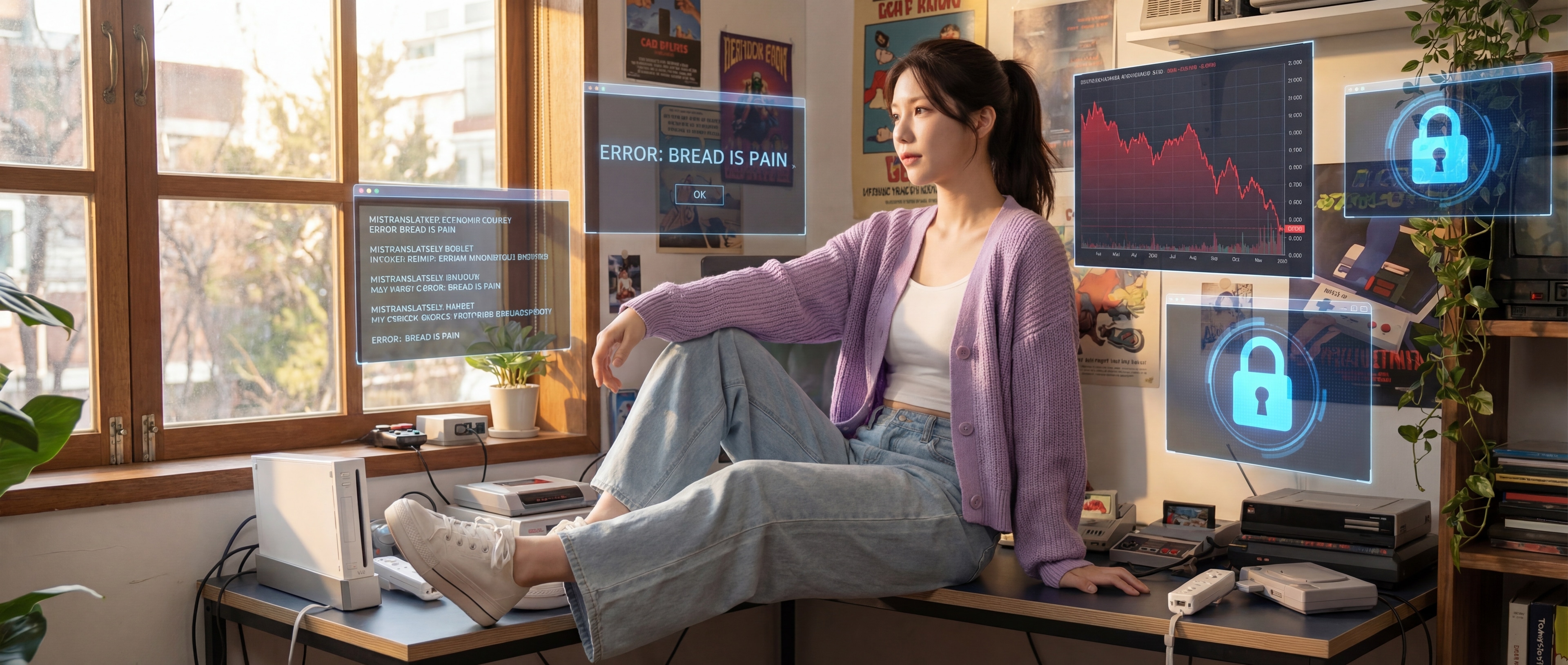 오늘의 인터넷 풍경을 탐험하는 루나