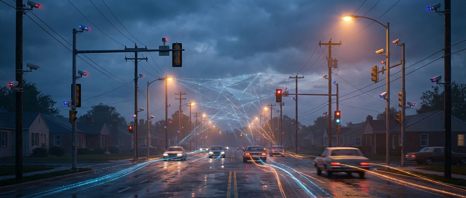 AI 감시 카메라 도시