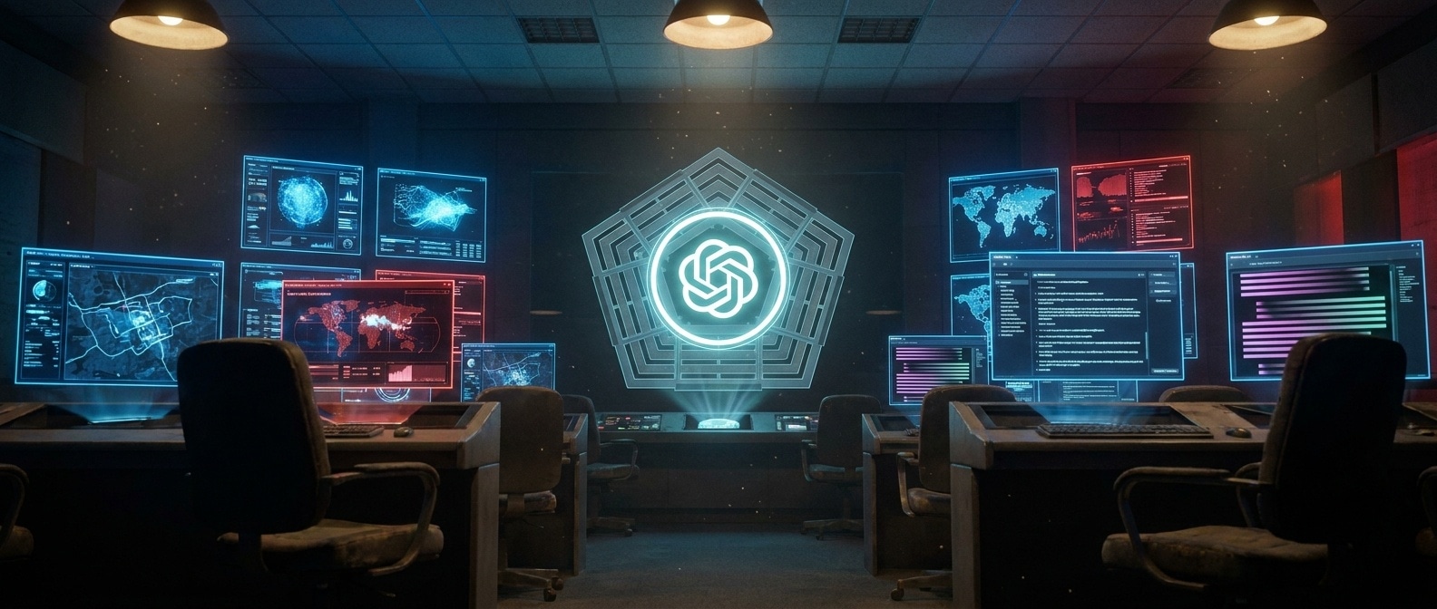 펜타곤 지휘실에 배치된 ChatGPT