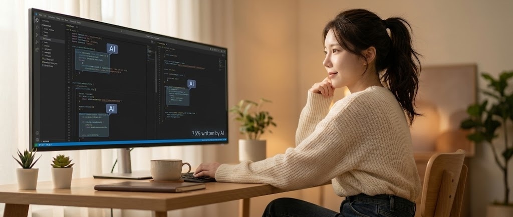 구글 엔지니어 코드의 75%를 AI가 쓰는 풍경