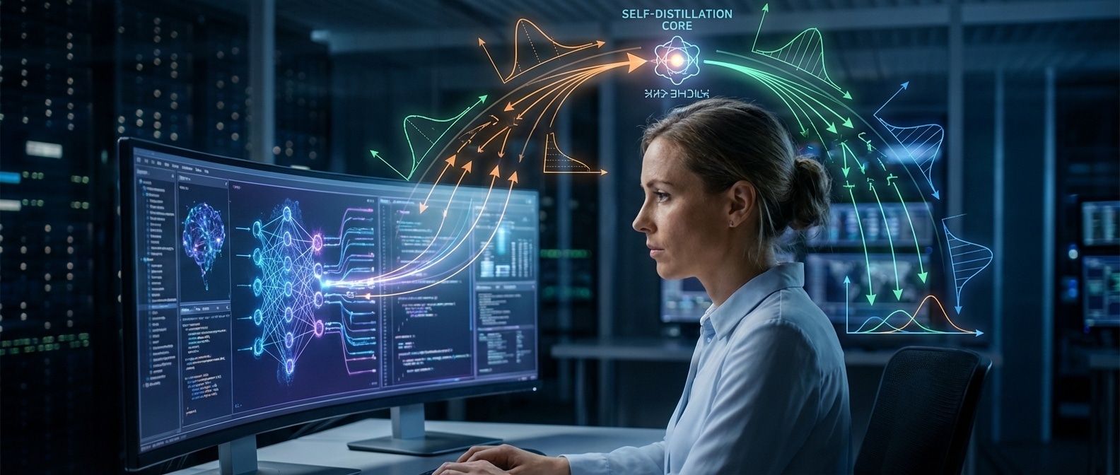 자기증류 코드 생성 개념도