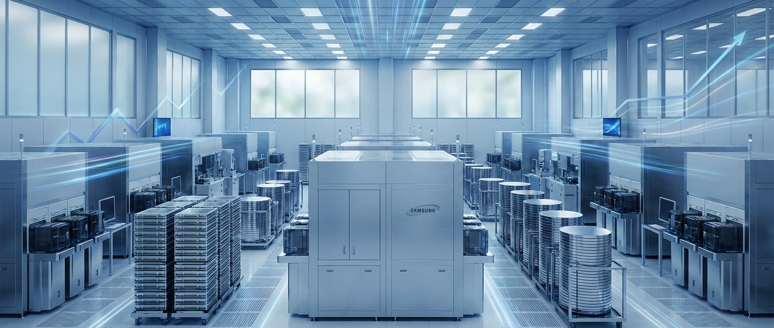 삼성전자 실적 서프라이즈를 보여주는 반도체 데이터 인포그래픽