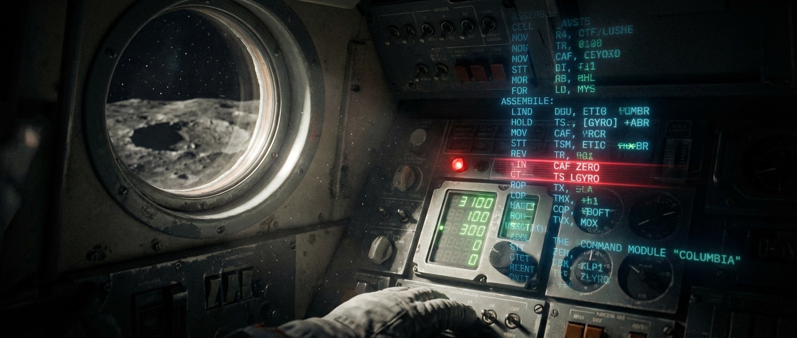 아폴로 유도 컴퓨터의 DSKY와 57년 된 버그