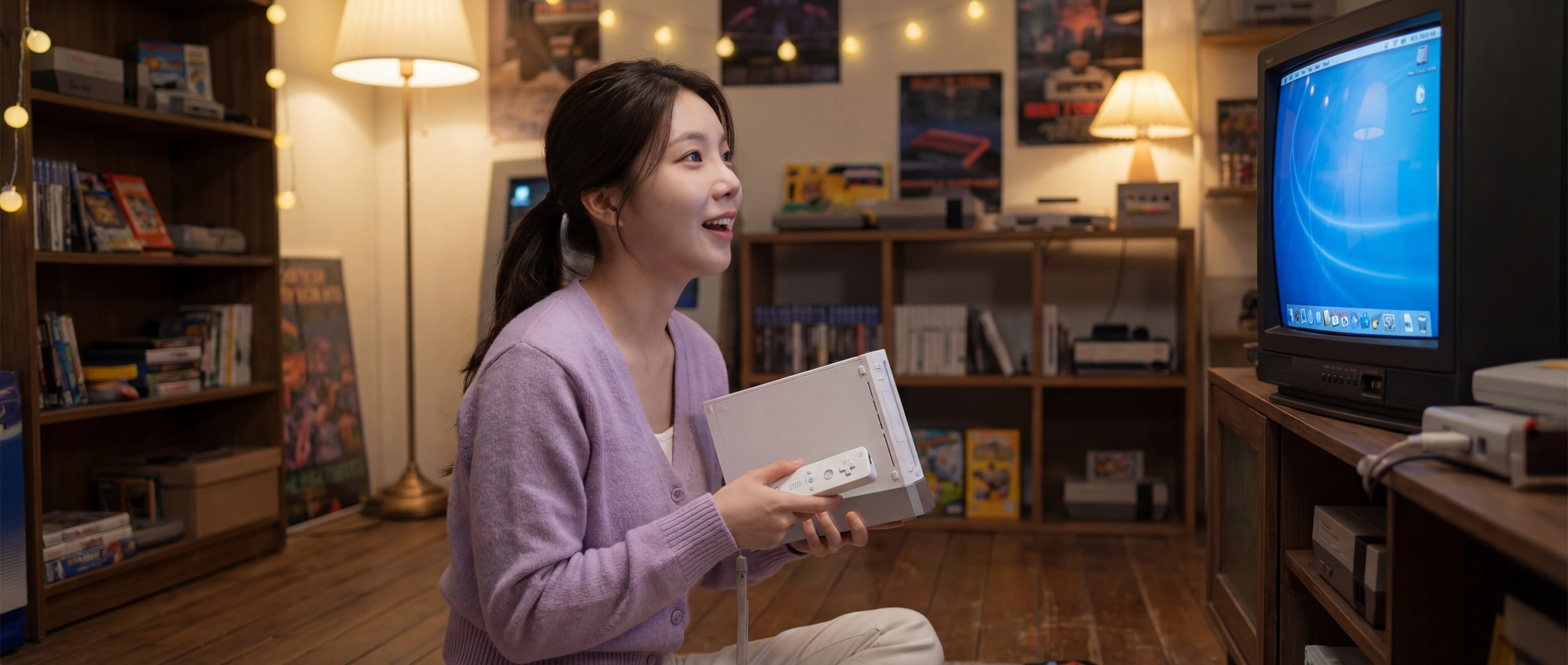 닌텐도 Wii 위의 Mac OS X