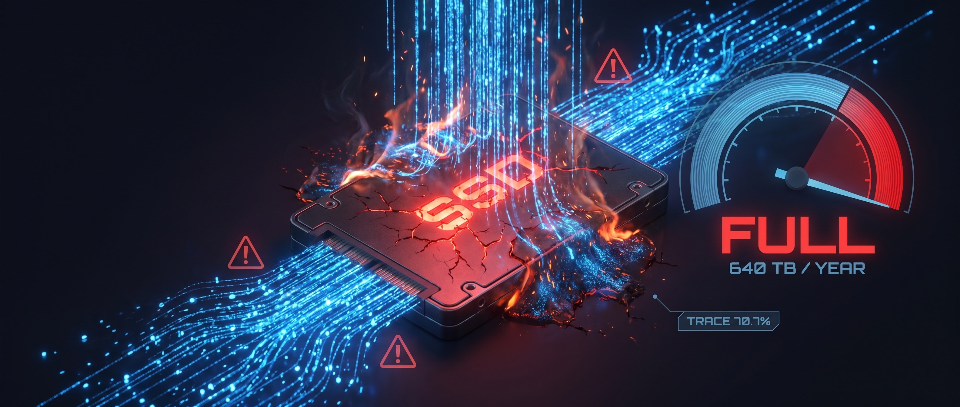 연 640TB를 써서 SSD 수명을 갉아먹는 Codex 로그 버그 인포그래픽
