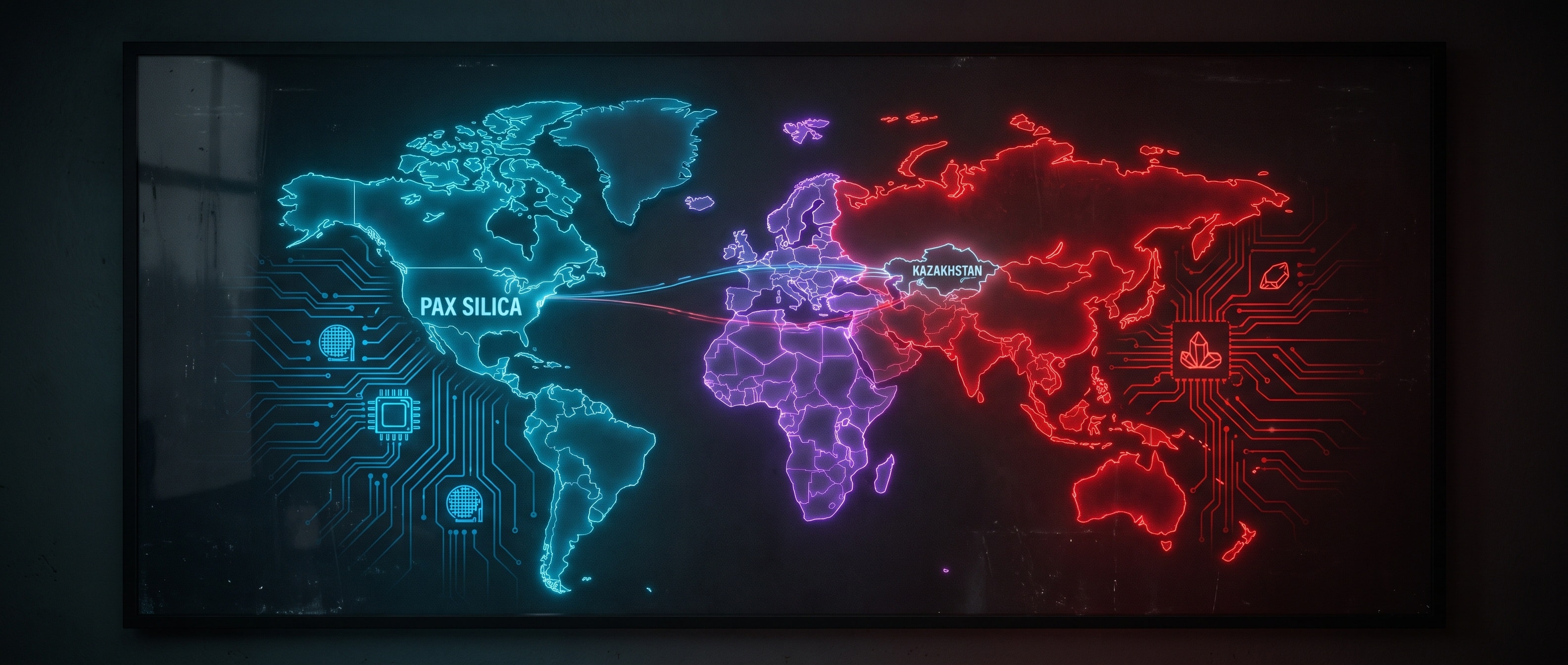 Pax Silica AI 냉전 지도